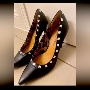 Christian Siriano Black Studded Heels (7.5)
